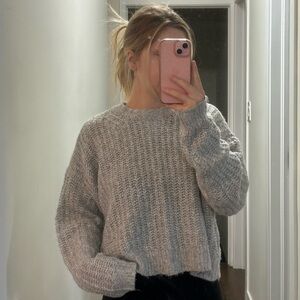 Chunky American Eagle knit pullover sweater